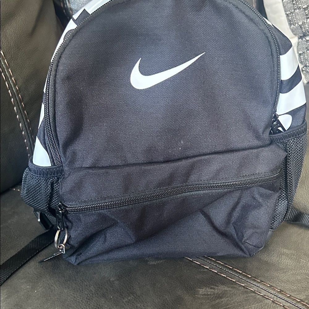 Nike Black and White Backpack